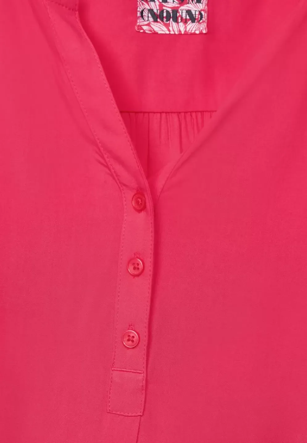 Unifarbene Basic Bluse