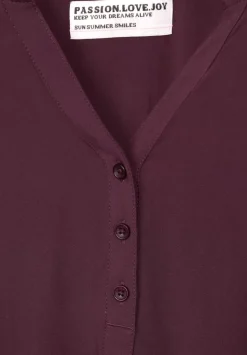 Unifarbene Basic Bluse