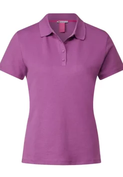 Unifarbenes Poloshirt