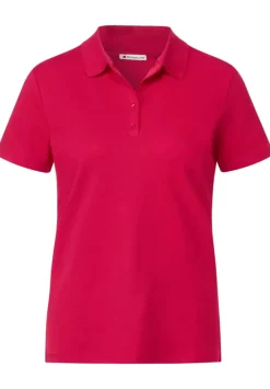 Unifarbenes Poloshirt