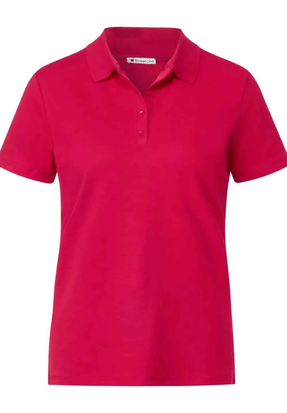 Unifarbenes Poloshirt