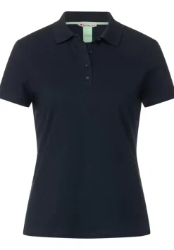 Unifarbenes Poloshirt