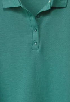 Unifarbenes Poloshirt