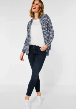 Vichy Bluse Mit Brusttaschen