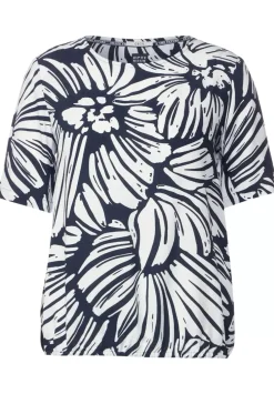 Viskose Blumenprint Bluse