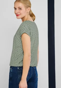 Viskose Bluse Mit Muster