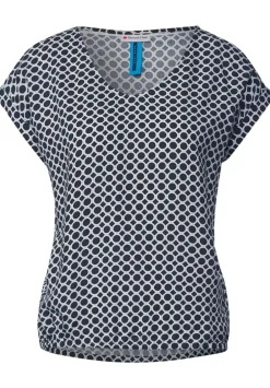 Viskose Bluse Mit Muster