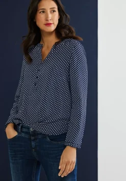 Viskose Bluse Mit Print
