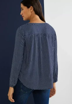 Viskose Bluse Mit Print