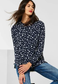 Viskose Bluse Mit Print