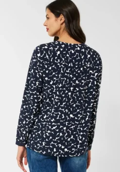 Viskose Bluse Mit Print