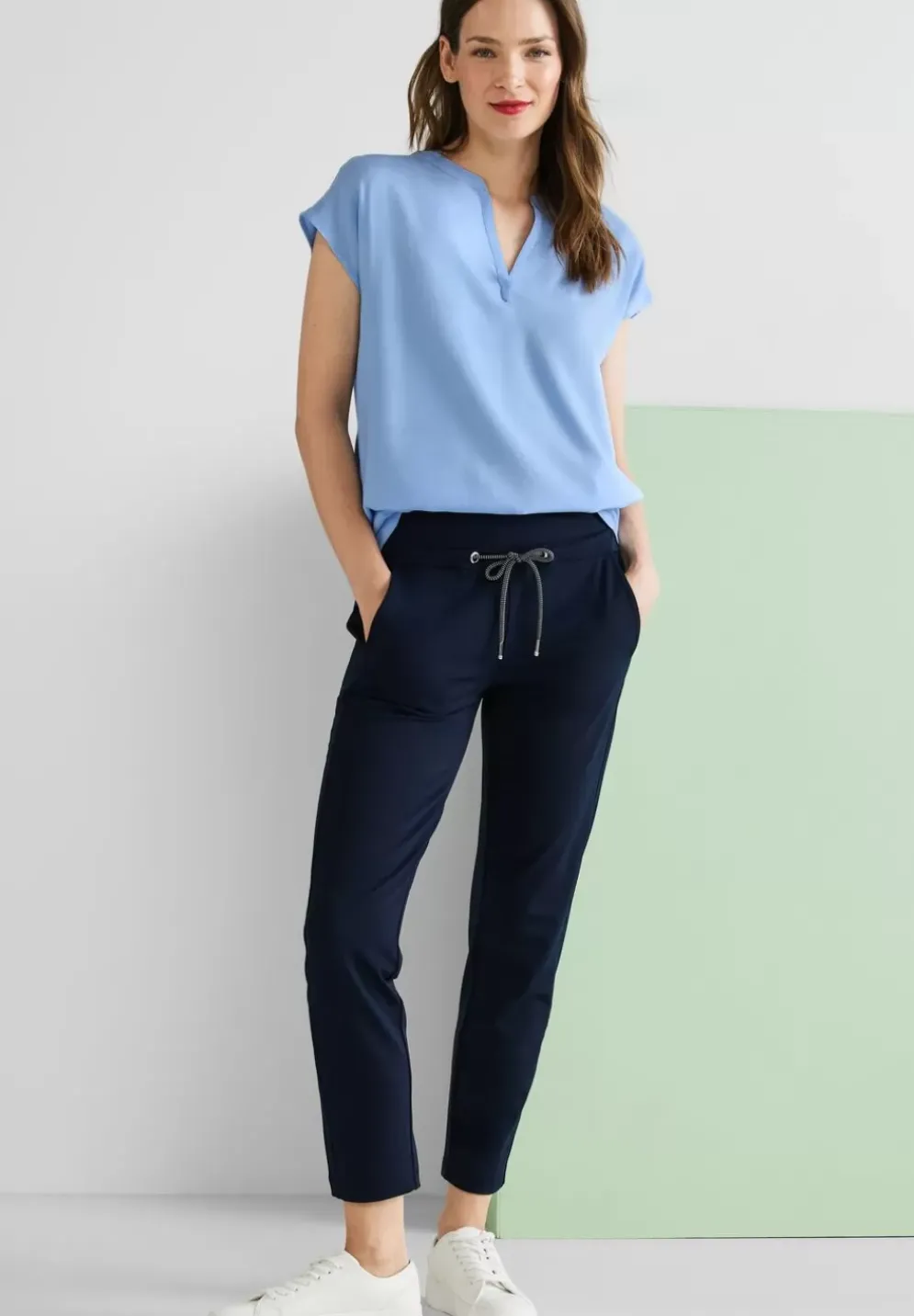Viskose Long Blusenshirt