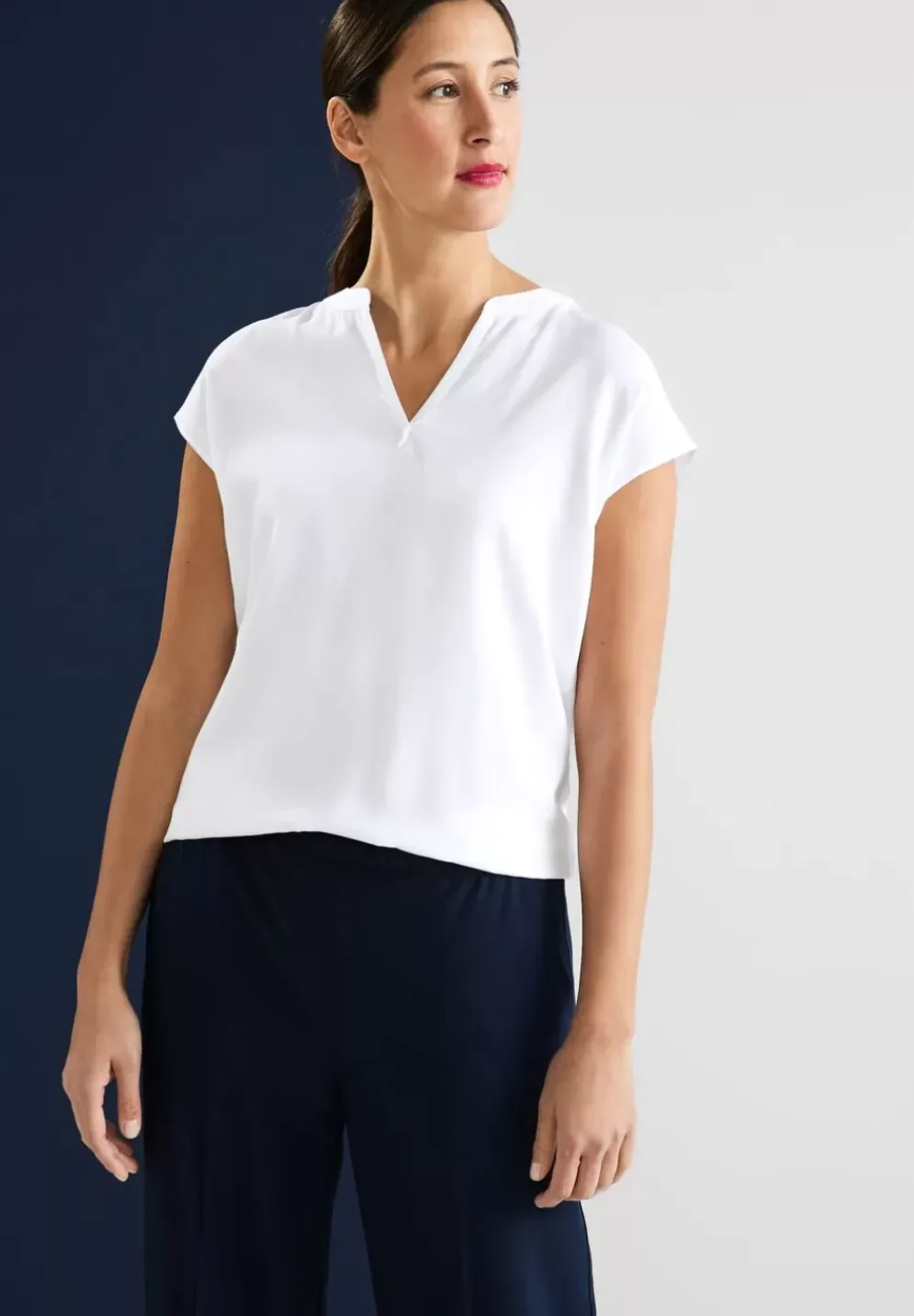 Viskose Long Blusenshirt