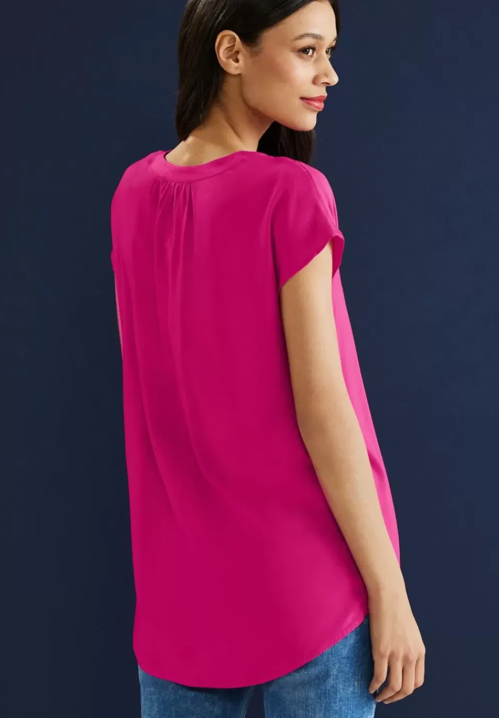 Viskose Long Blusenshirt