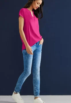 Viskose Long Blusenshirt