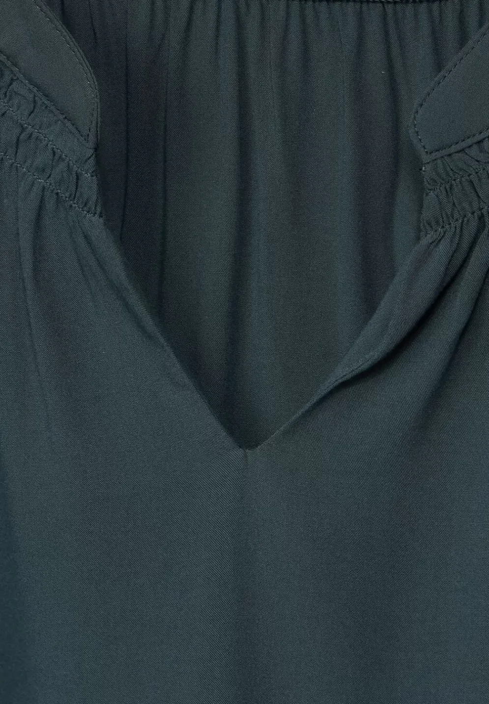 Viskosebluse Mit Elastiksaum