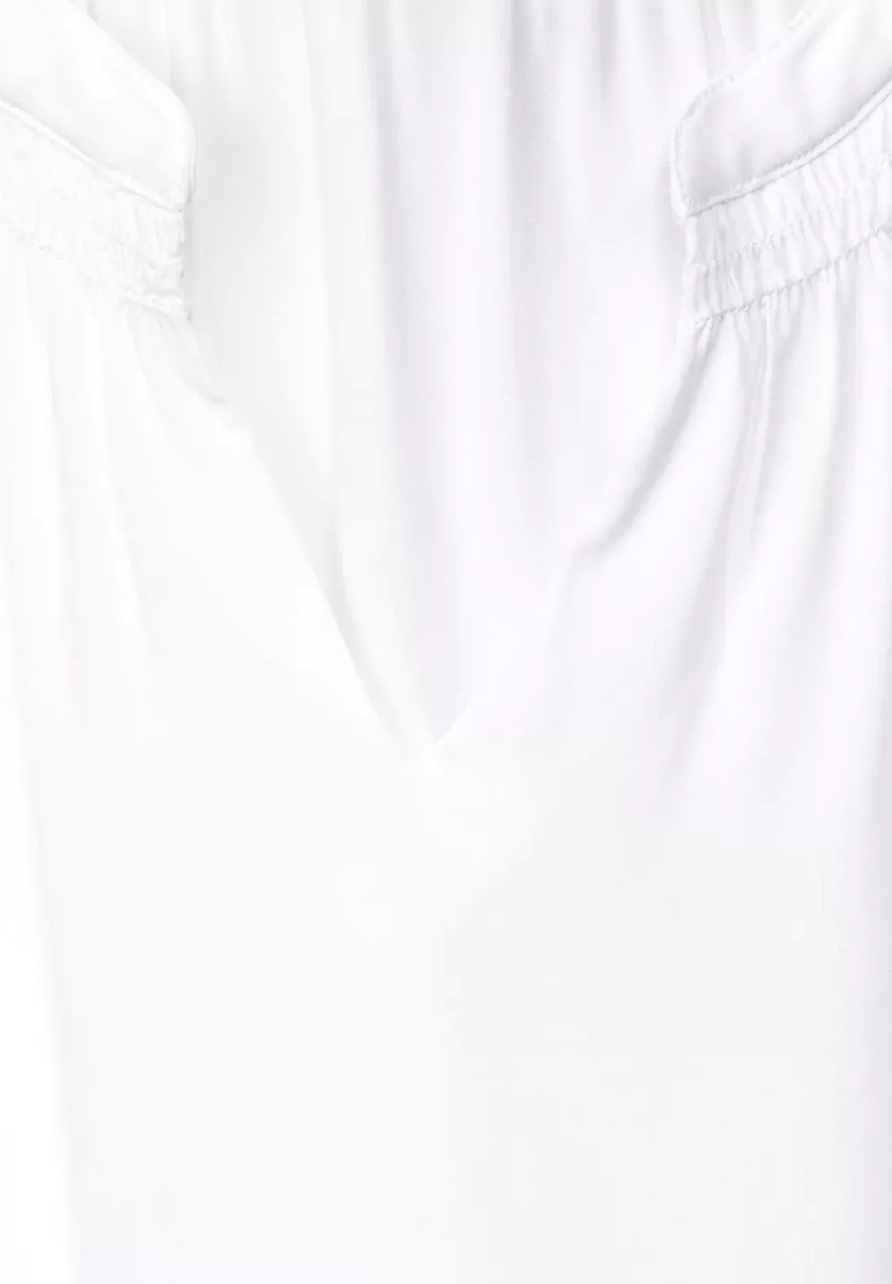 Viskosebluse Mit Elastiksaum