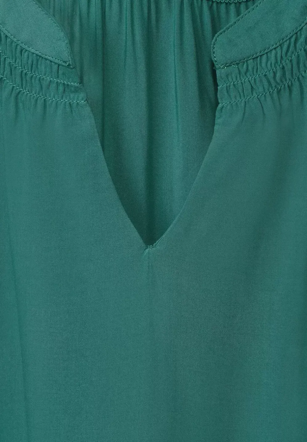 Viskosebluse Mit Elastiksaum