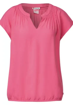 Viskosebluse Mit Elastiksaum