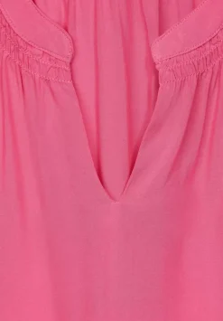 Viskosebluse Mit Elastiksaum