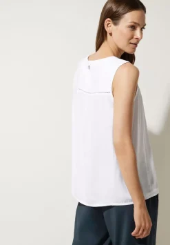 Viskosebluse Mit Hakeldetail