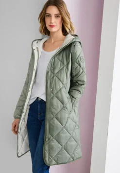 Voluminose Stepp-Longjacke