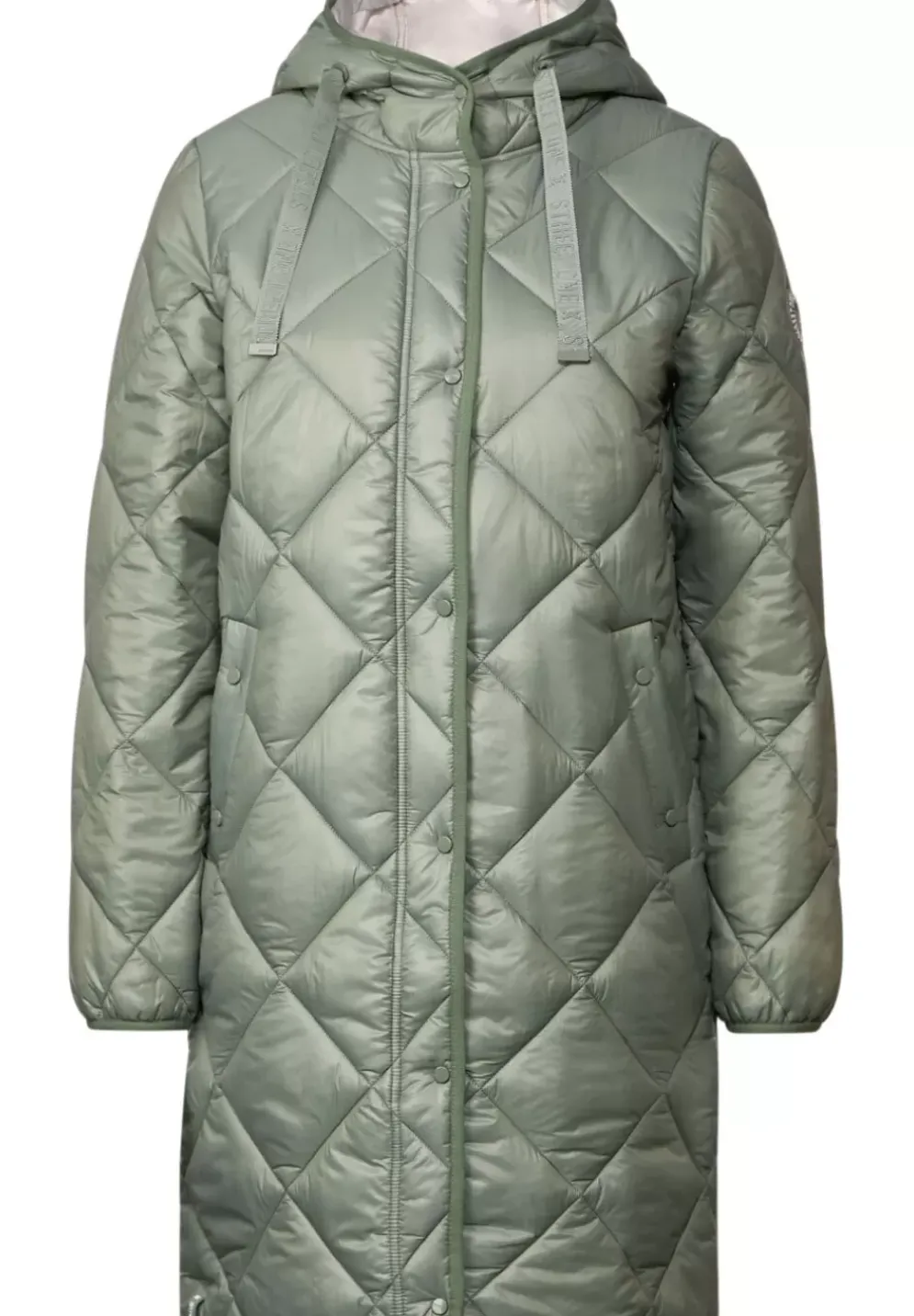 Voluminose Stepp-Longjacke