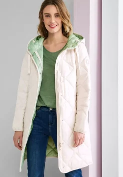 Voluminose Stepp-Longjacke