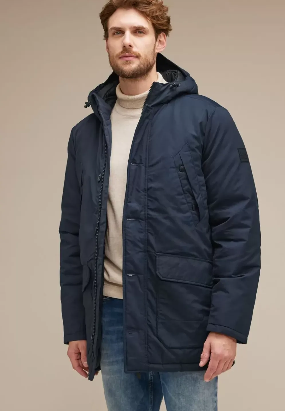Warmer Parka Mit Kapuze