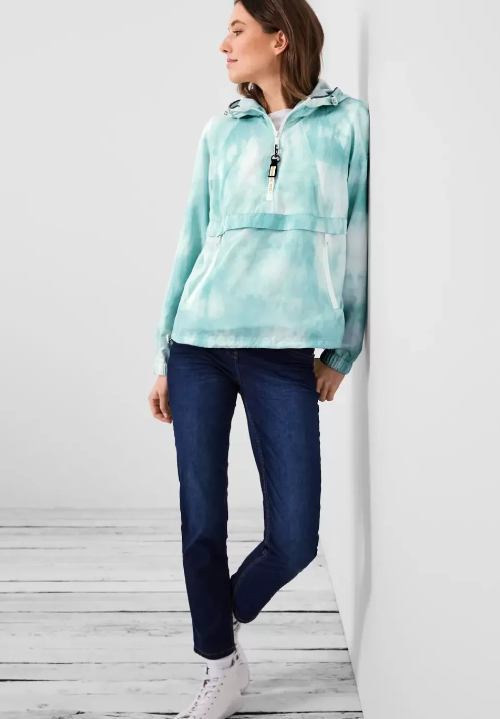 Windbreaker In Tie-Dye-Optik