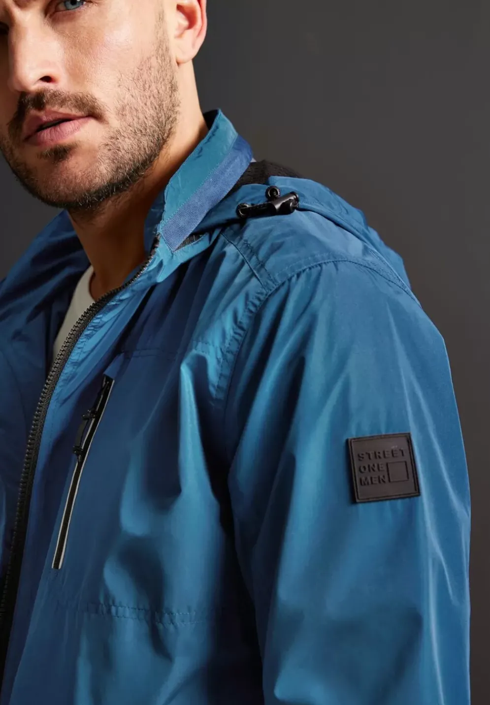 Windbreaker In Unifarbe