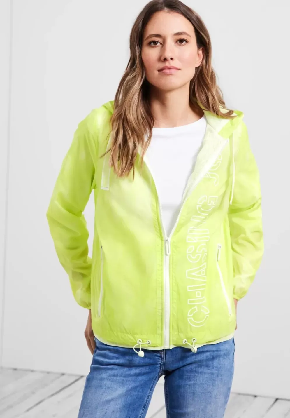 Windbreaker Mit Wording