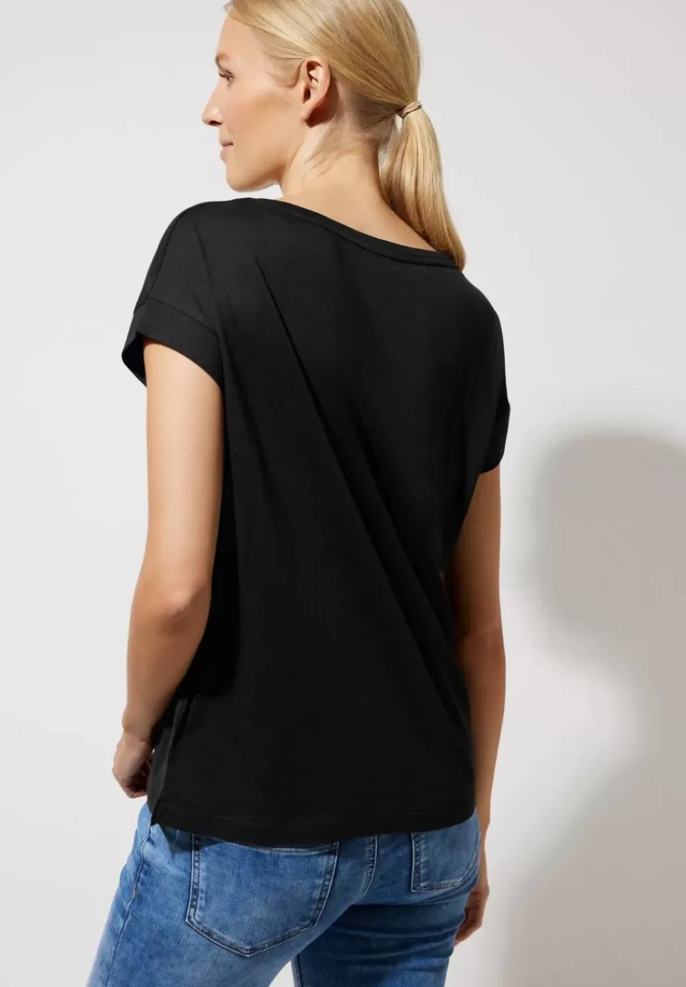 Wording Partprint Shirt