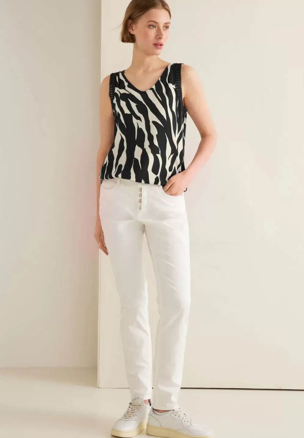 Zebra Printtop Mit Hakeltape