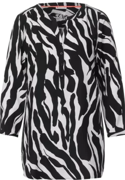 Zebraprint Longbluse