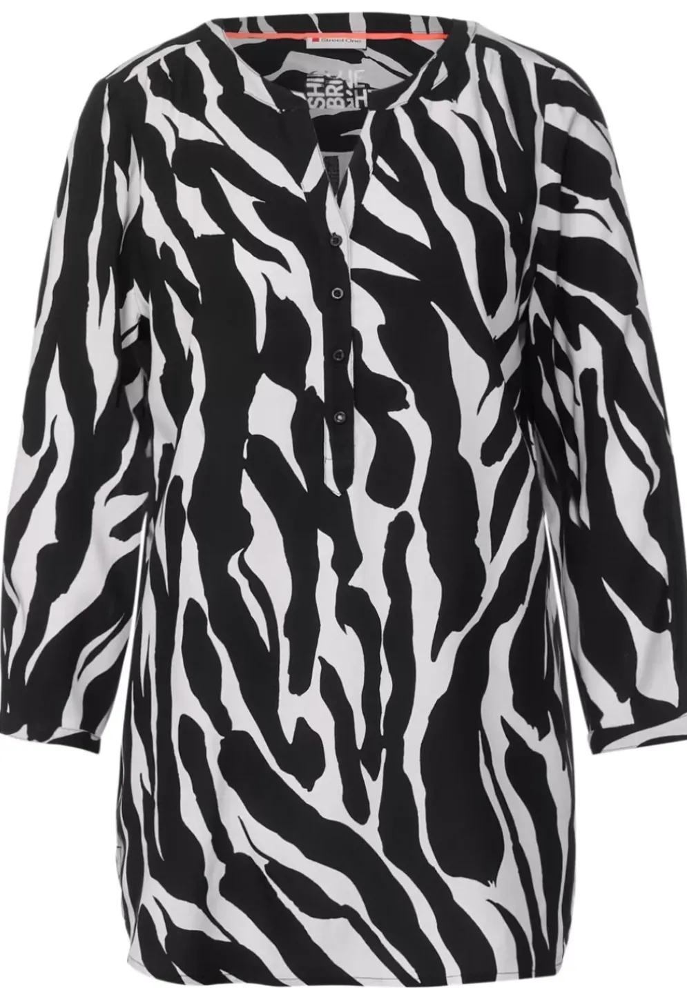 Zebraprint Longbluse