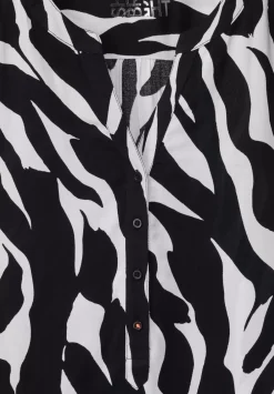 Zebraprint Longbluse