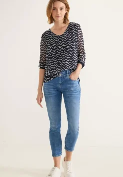 Zick Zack Chiffon Shirt