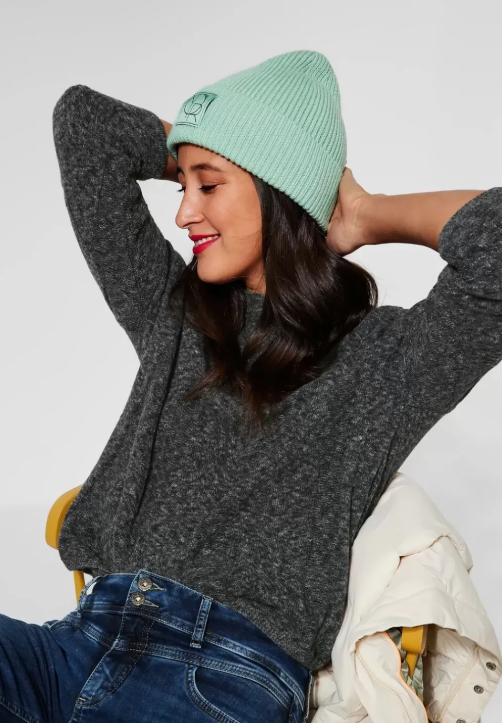 Zopfstrickpullover