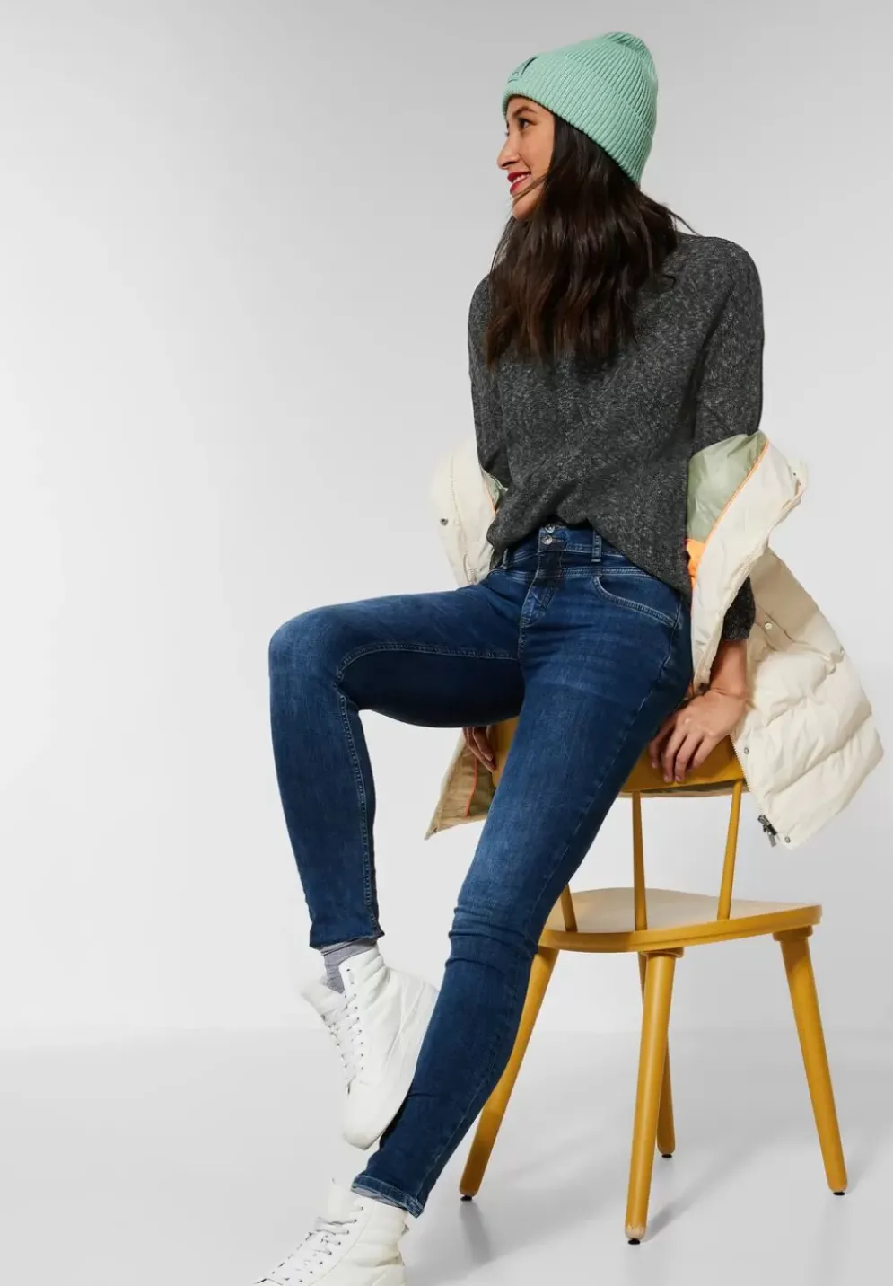 Zopfstrickpullover