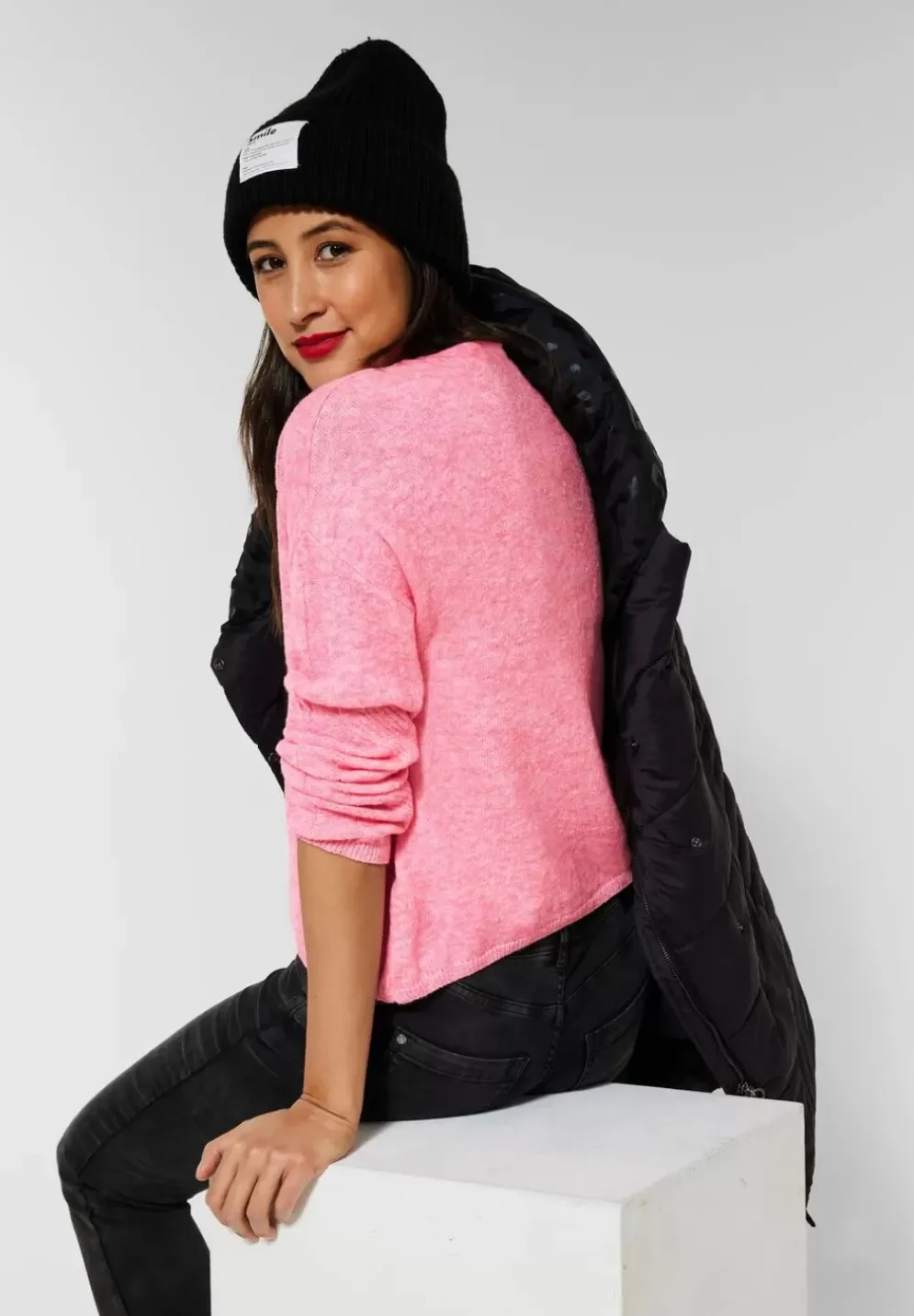 Zopfstrickpullover